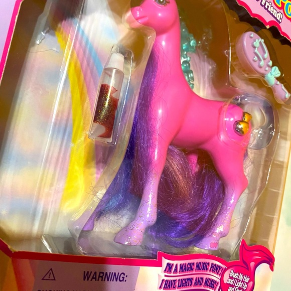MAGIC TOUCH PONY VINTAGE 90s ANTONIA PONY MANE LIGHTS UP BLINKS, PLAYS MUSIC - Picture 8 of 14